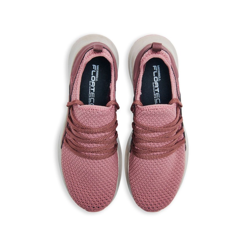 Basket Merrell Cloud Knit Corail Femme | H.S.DWRU